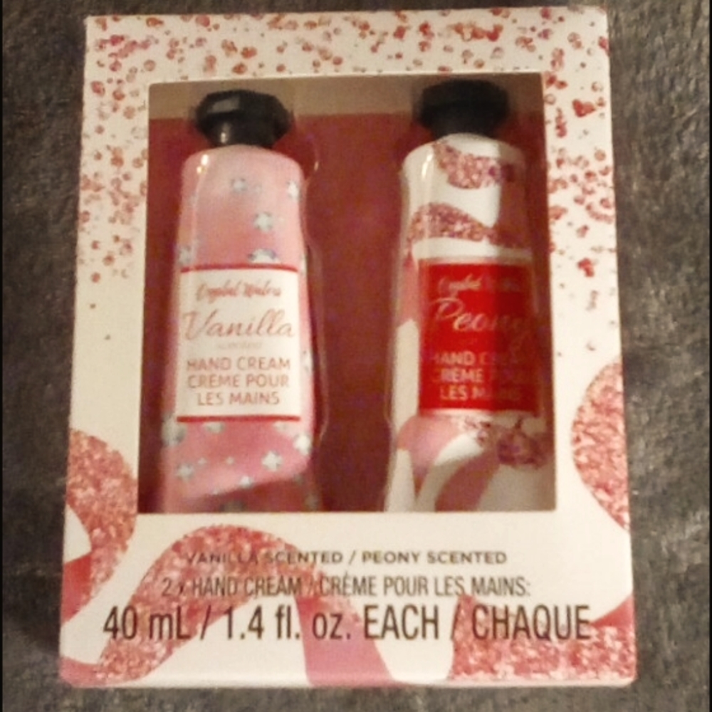 CRYSTAL WATERS VANILLA & PEONY HAND CREAM. NEW?